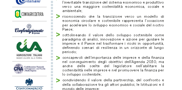 Acceleriamo la sostenibilità Patto di Milano 2019 - 1